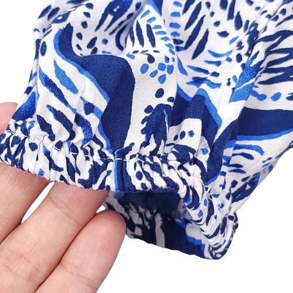 Lilly Pulitzer Willa Top Mermaid Tail Print Blouse - Picture 11 of 13